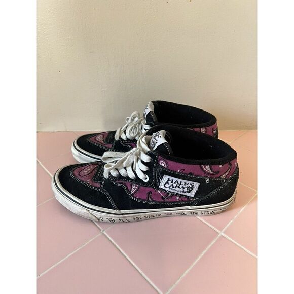 Vans Half Cab 33 DX Paisley Retro Sneaker Purple Cosmic Rodeo Mens Size 7.5 / 9 - Picture 2 of 9